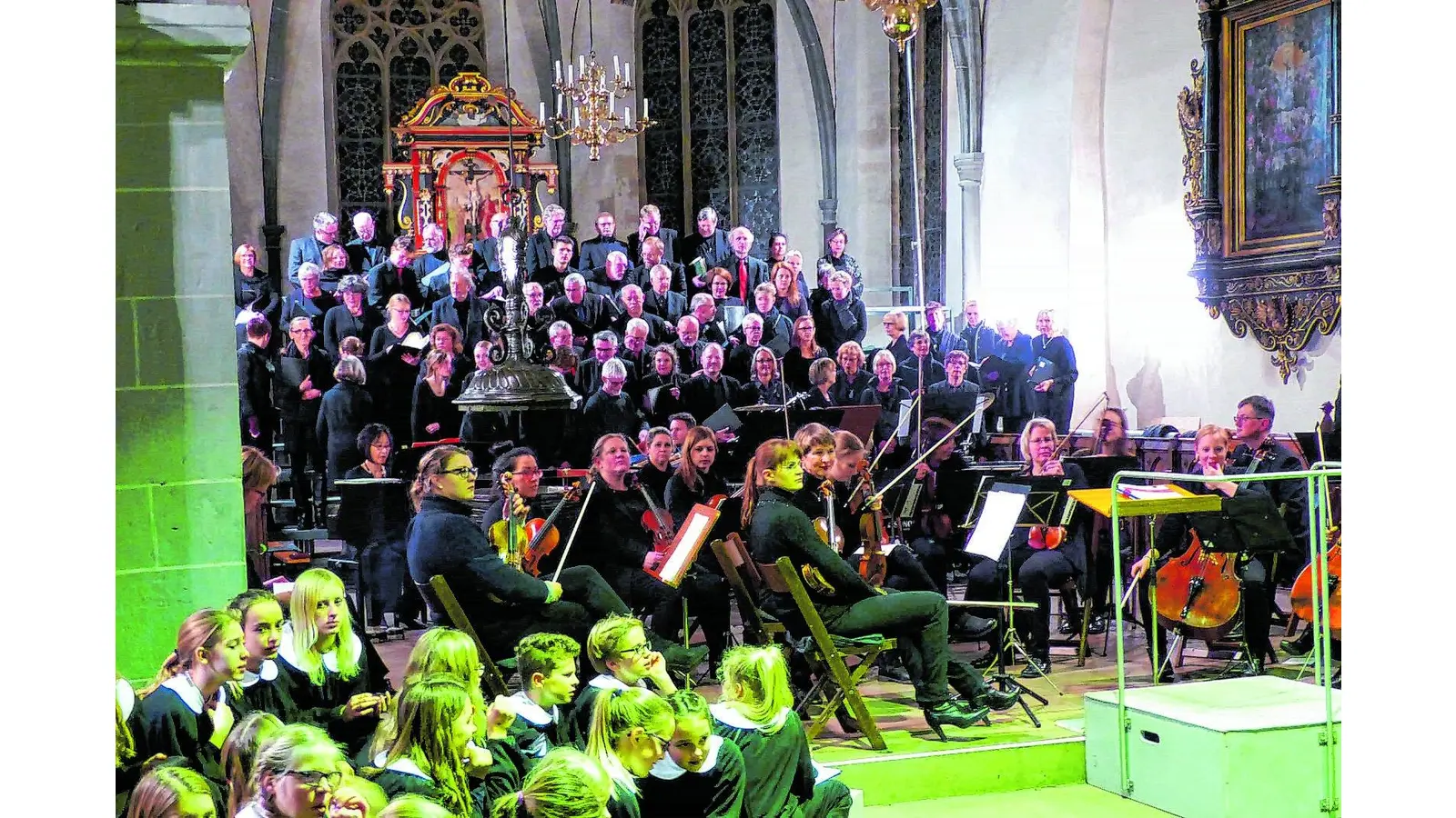 Der Nikolaus in Sankt Nikolai (Foto: km)