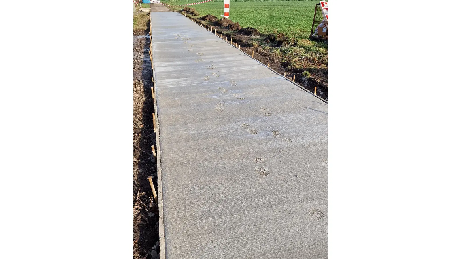 Die Freigabe des Radweges verzögert sich.  (Foto: NLStBV)