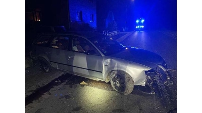 Verunfallter Pkw in Seggebruch. (Foto: privat)