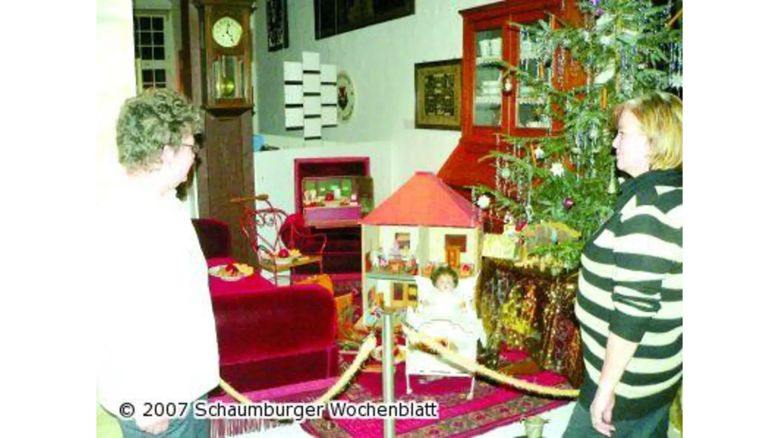Ein Weihnachtszimmer aus Omas Zeit (Foto: al)