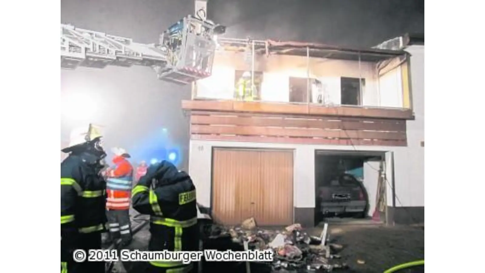 Wohnung in Flammen (Foto: red)