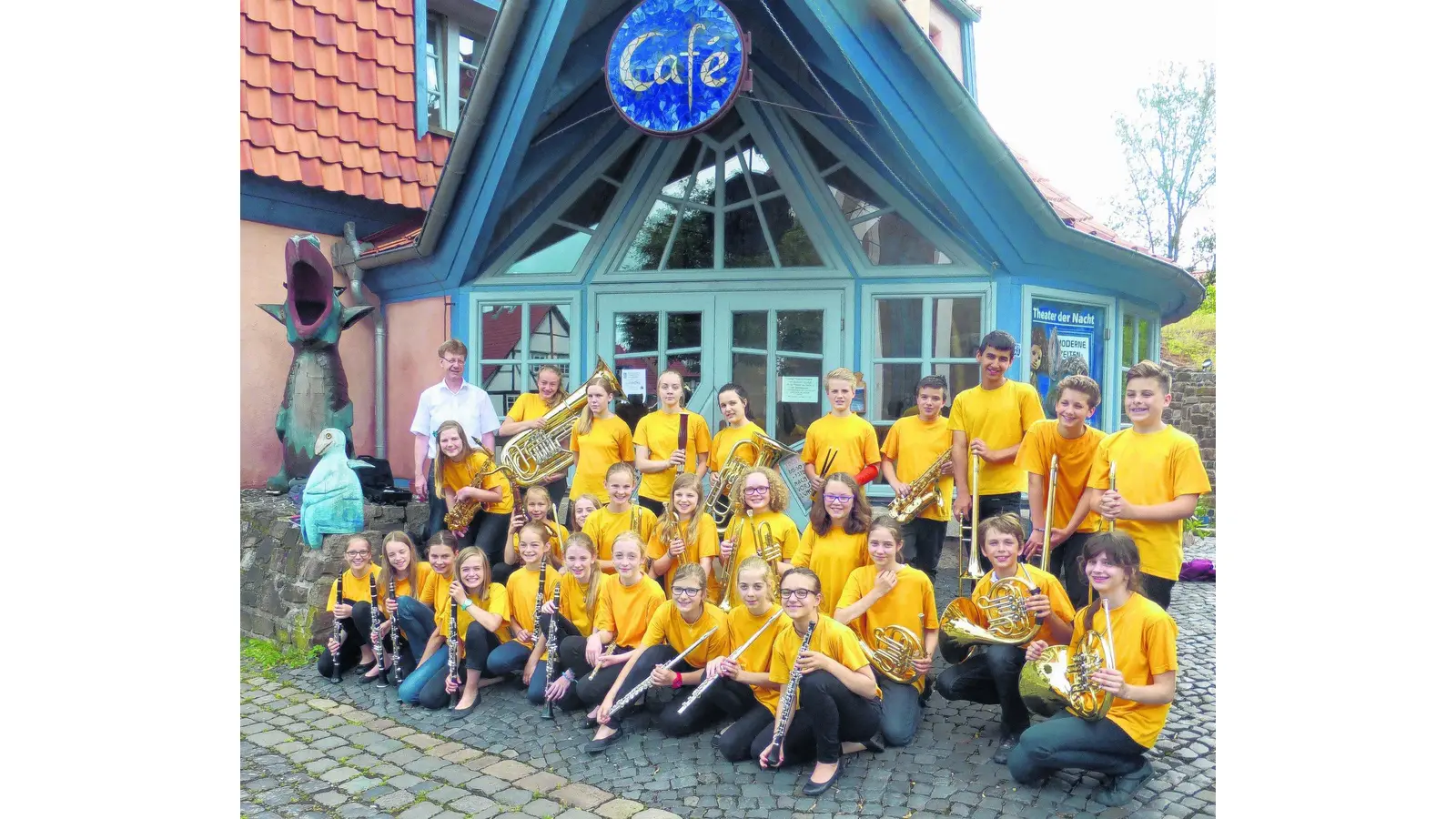 Bläserklasse löst ihren Gutschein in Northeim ein (Foto: mk)