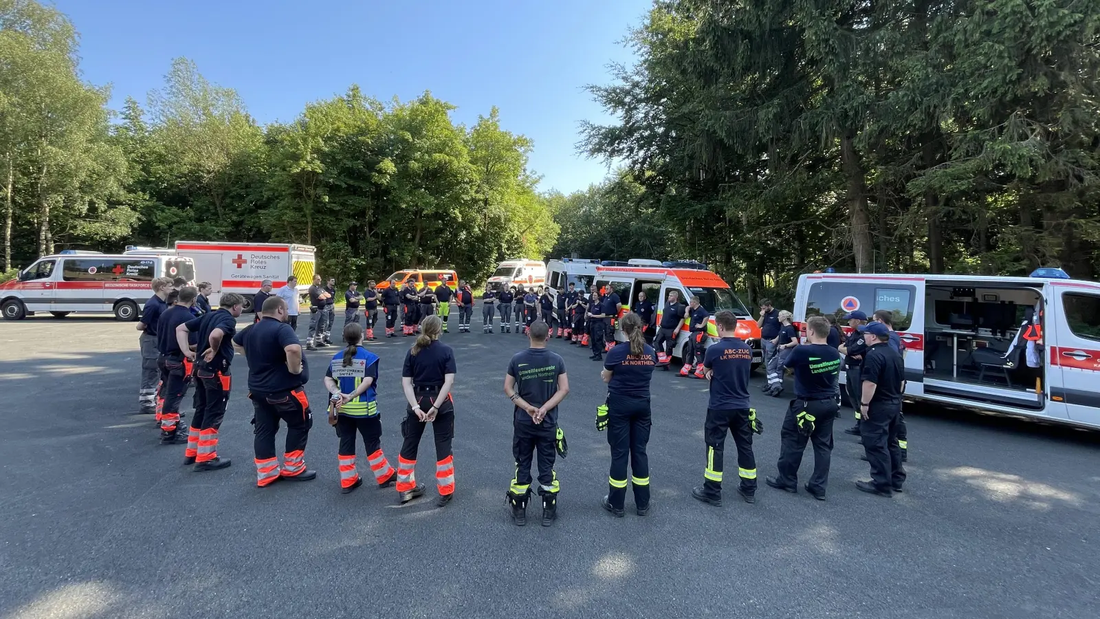 Übung auf dem Bückeberg. (Foto: privat)