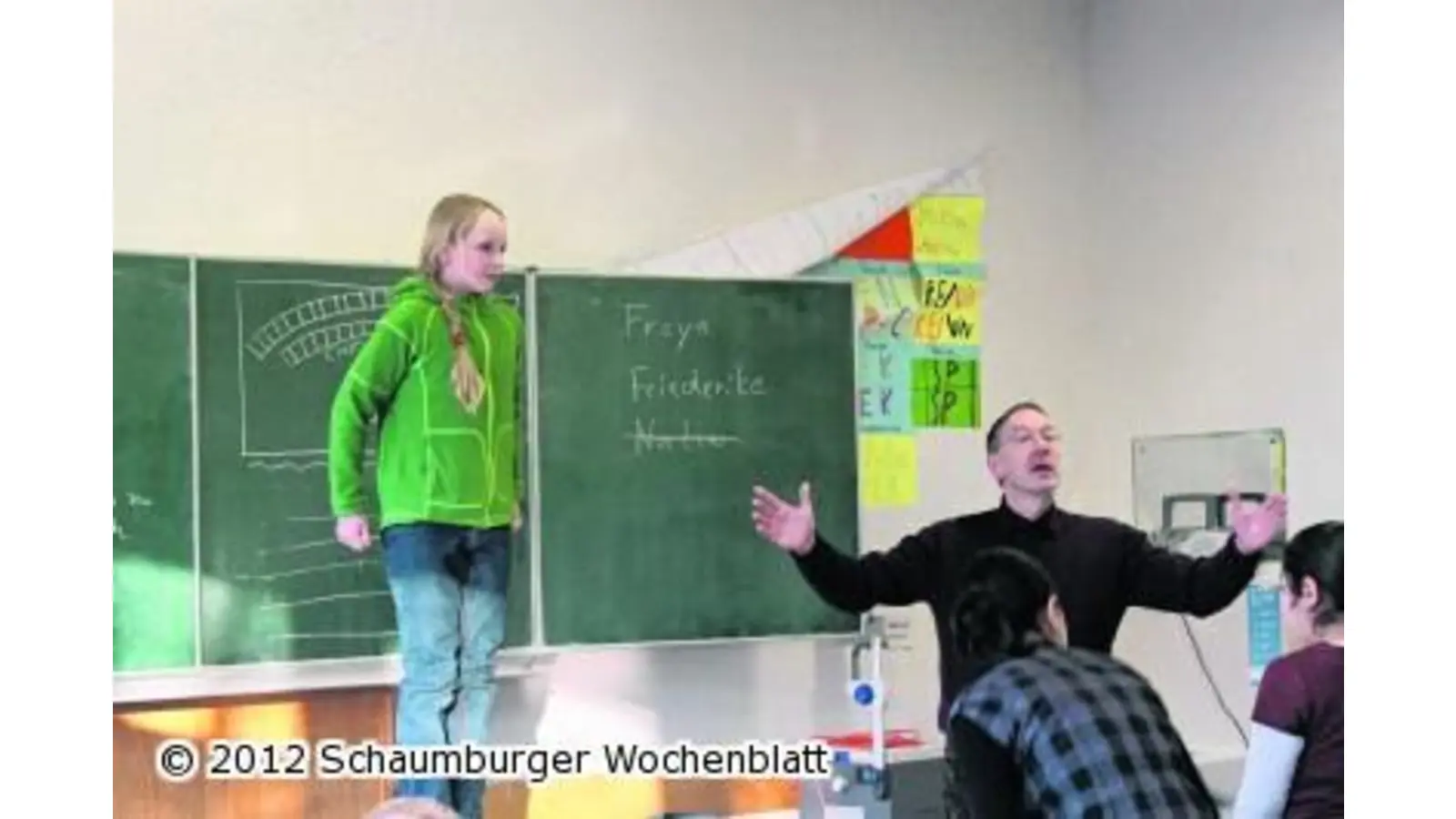 Schüler erwecken den Zauberlehrling zum Leben (Foto: bb)