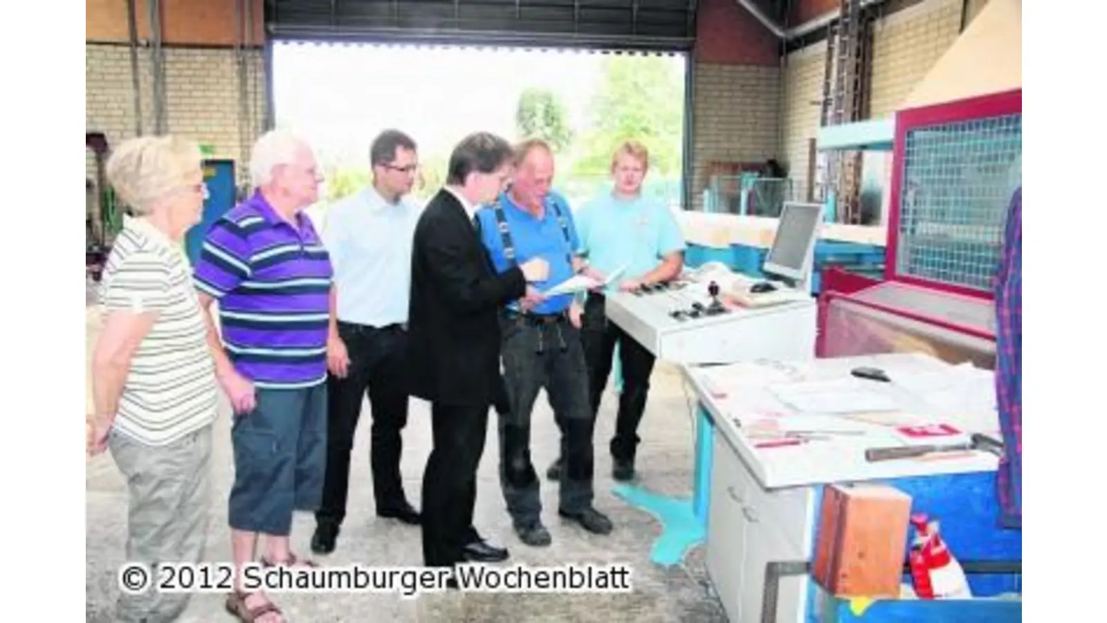 Information direkt vor Ort (Foto: gi)