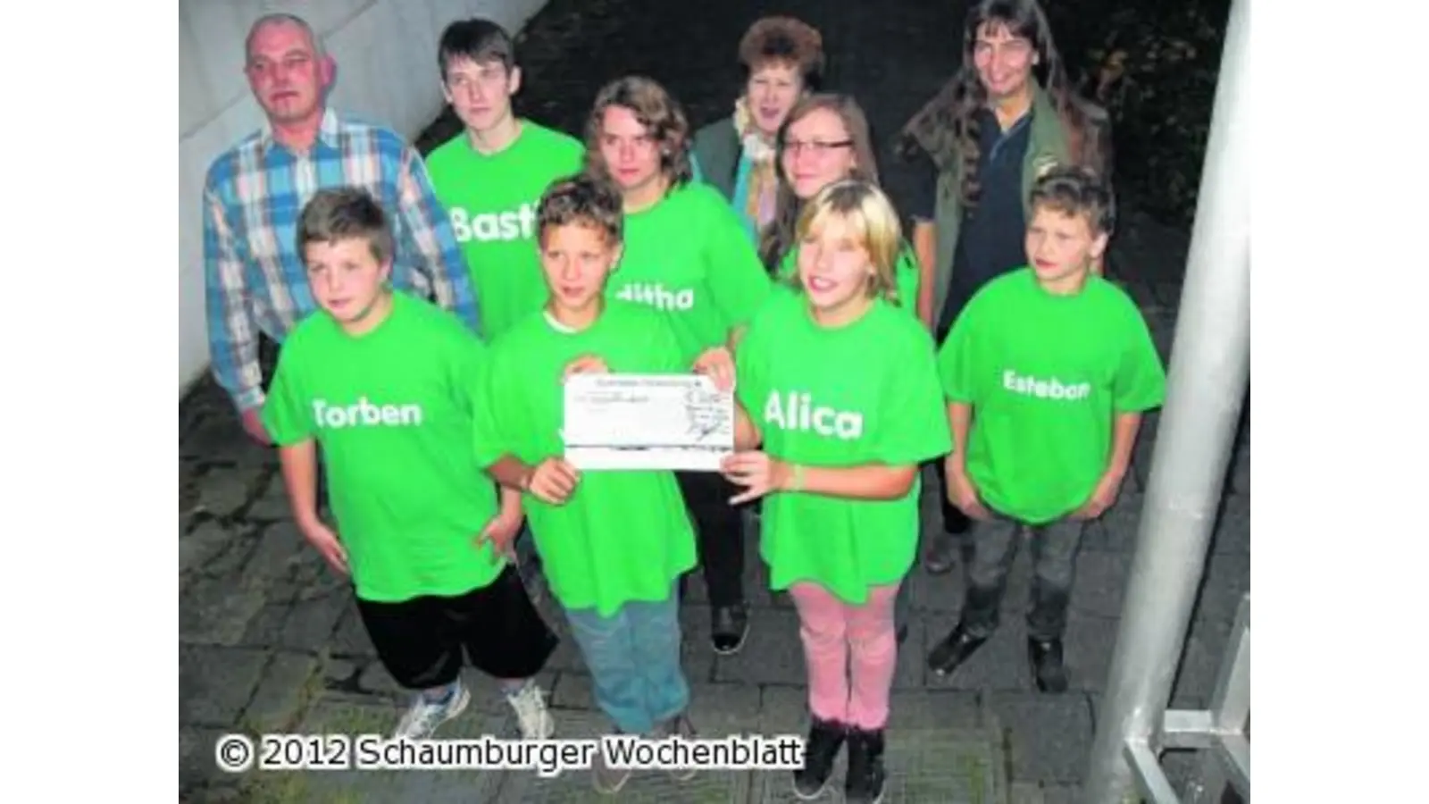 Jungschützen freuen sich über eine Spende (Foto: pp)