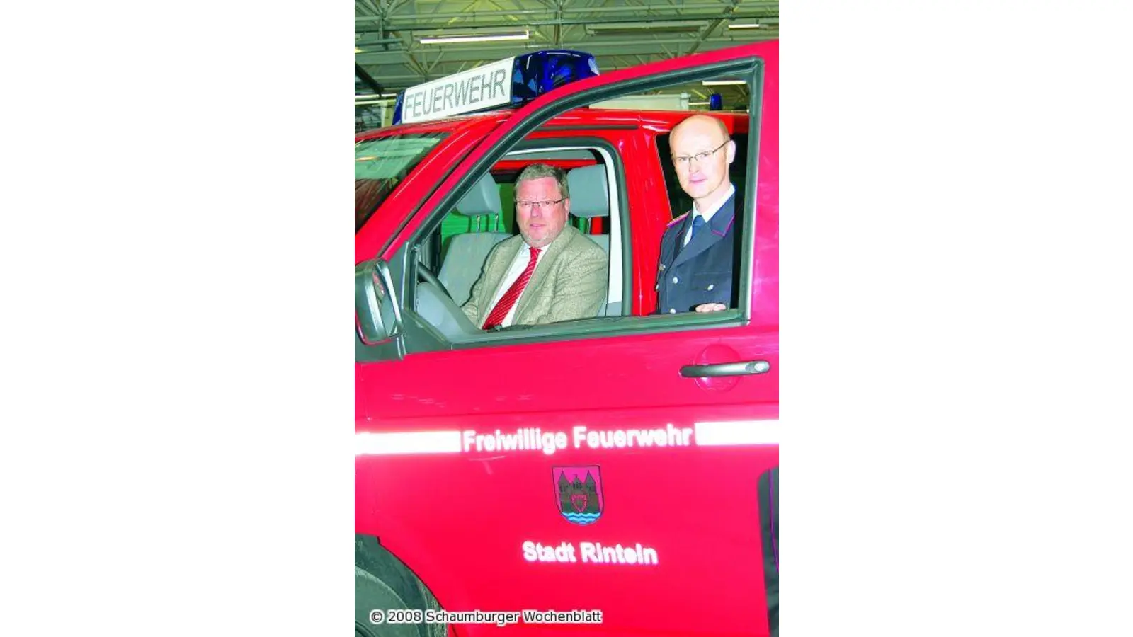 Neues Fahrzeug für die Schwerpunktwehr (Foto: ste)