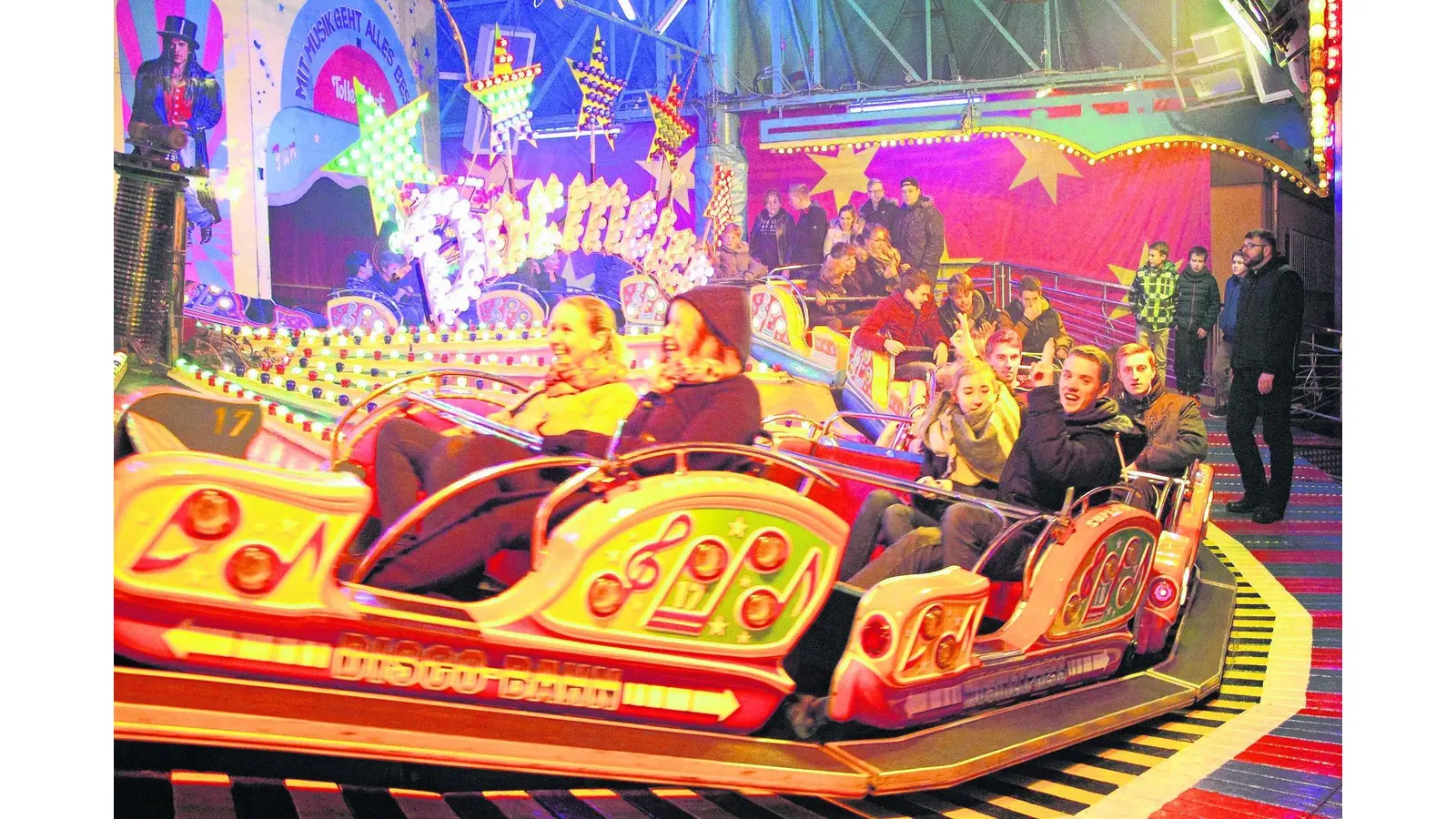 Wenn die Lichter um die Wette strahlen (Foto: jl)