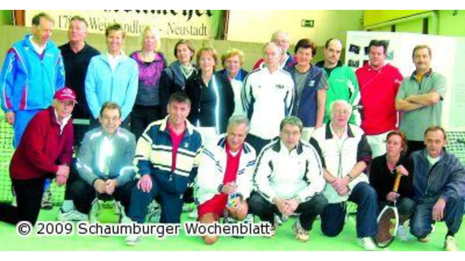 Tennisspieler starten ins Neue Jahr (Foto: mk)