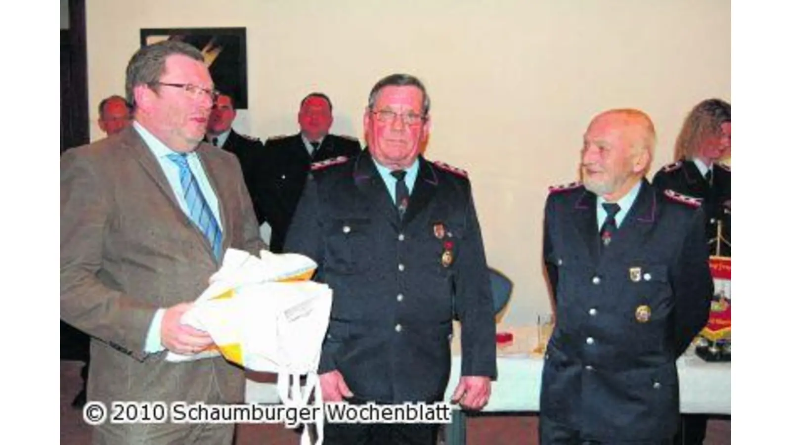 Die Klosterdorf-Blauröcke versehen Dienst in einer Wehr der Superlative (Foto: red)