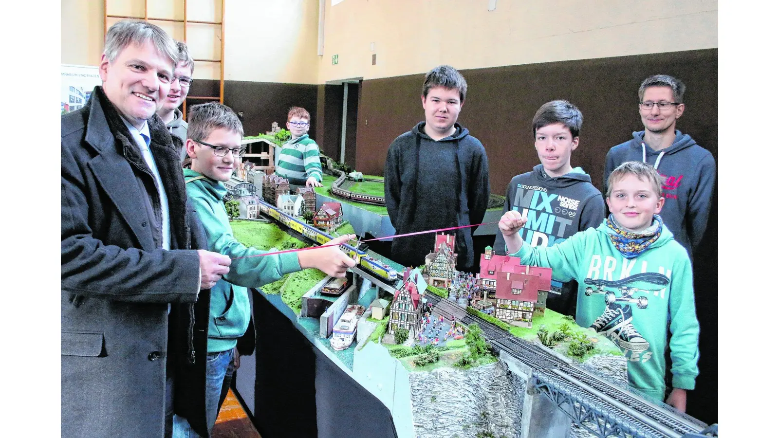 Heute und morgen rollen die Züge (Foto: bb)