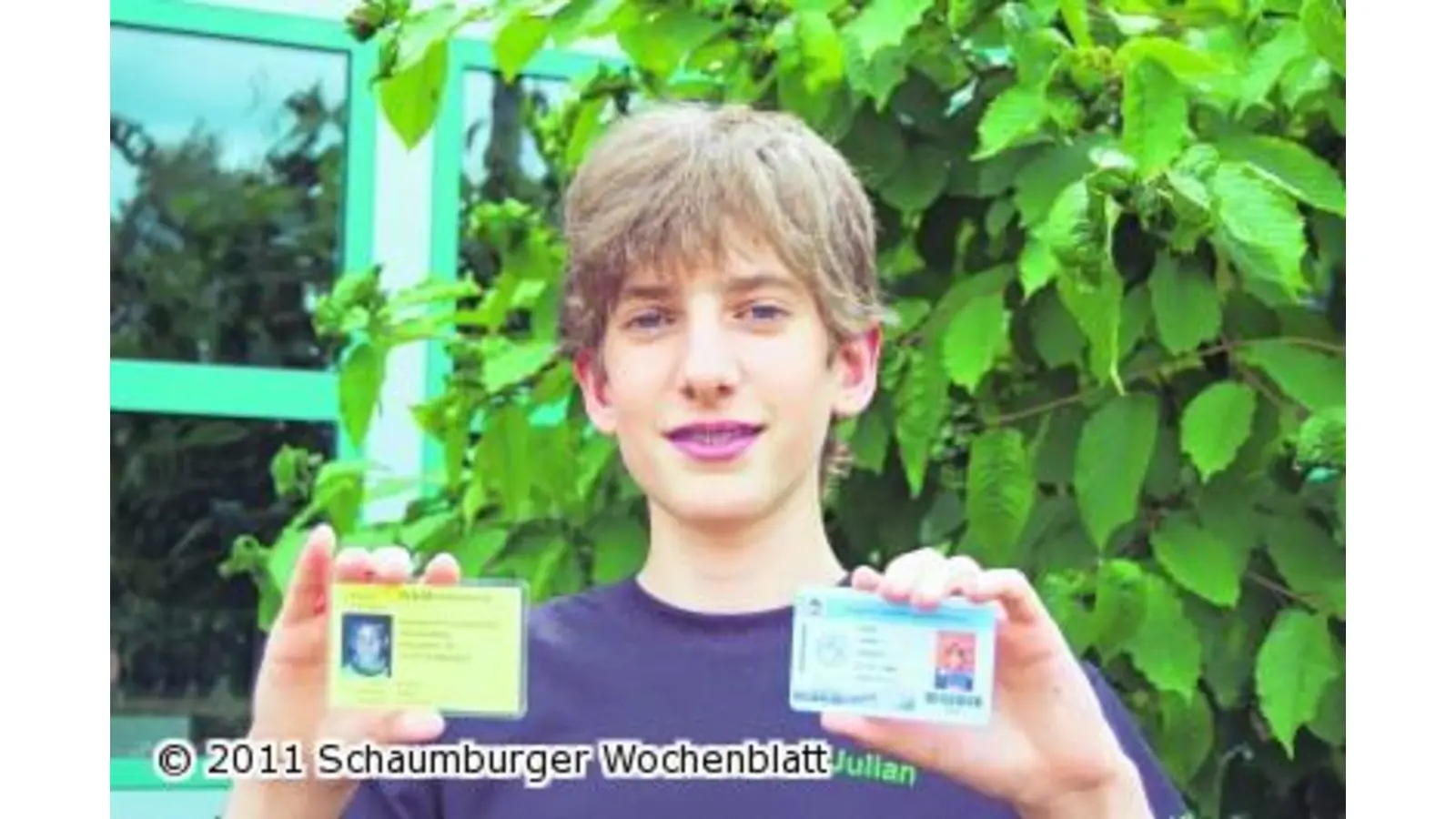 Der neue Schülerausweis ist kompakt und vielseitig (Foto: wa)
