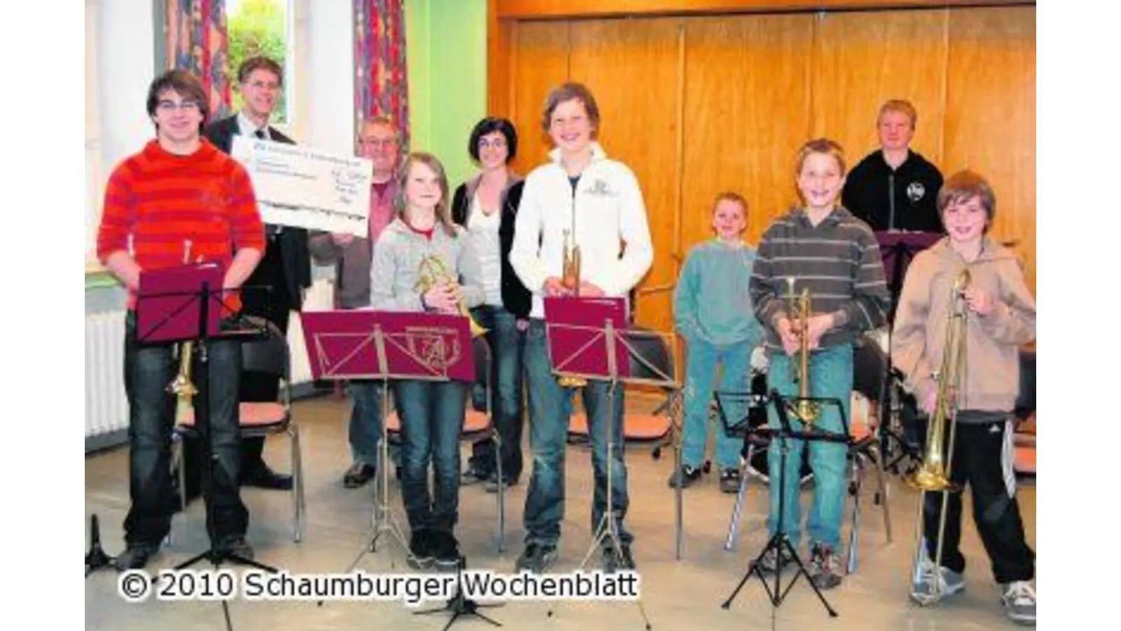 Geld für Trompete und Schlagzeug (Foto: ste)