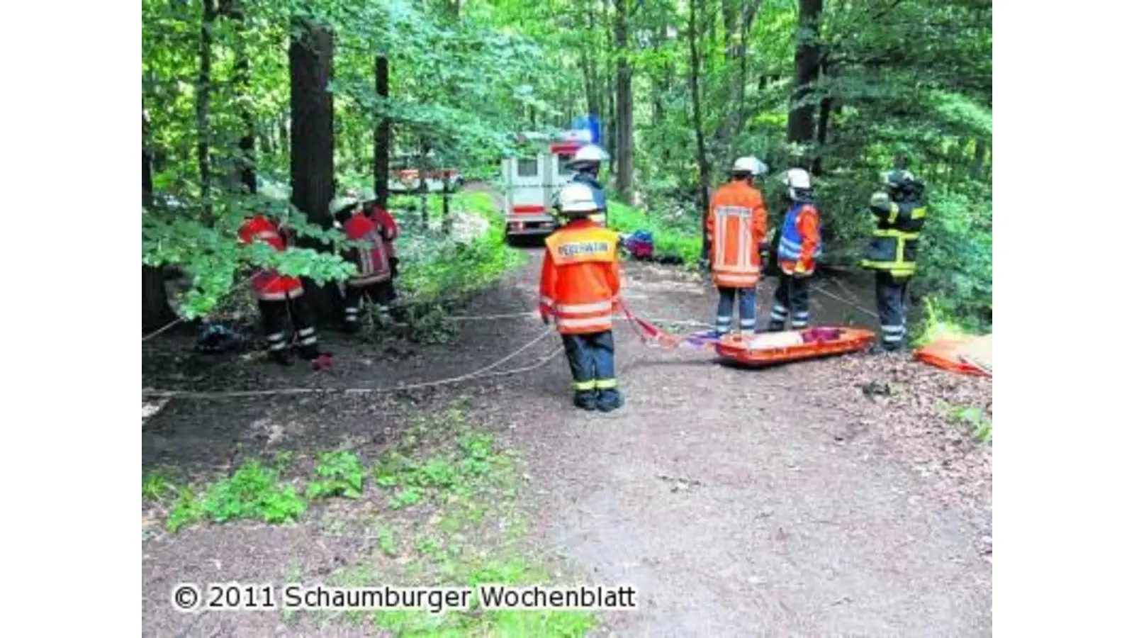 Mountainbiker stürzt einen Abhang runter (Foto: red)
