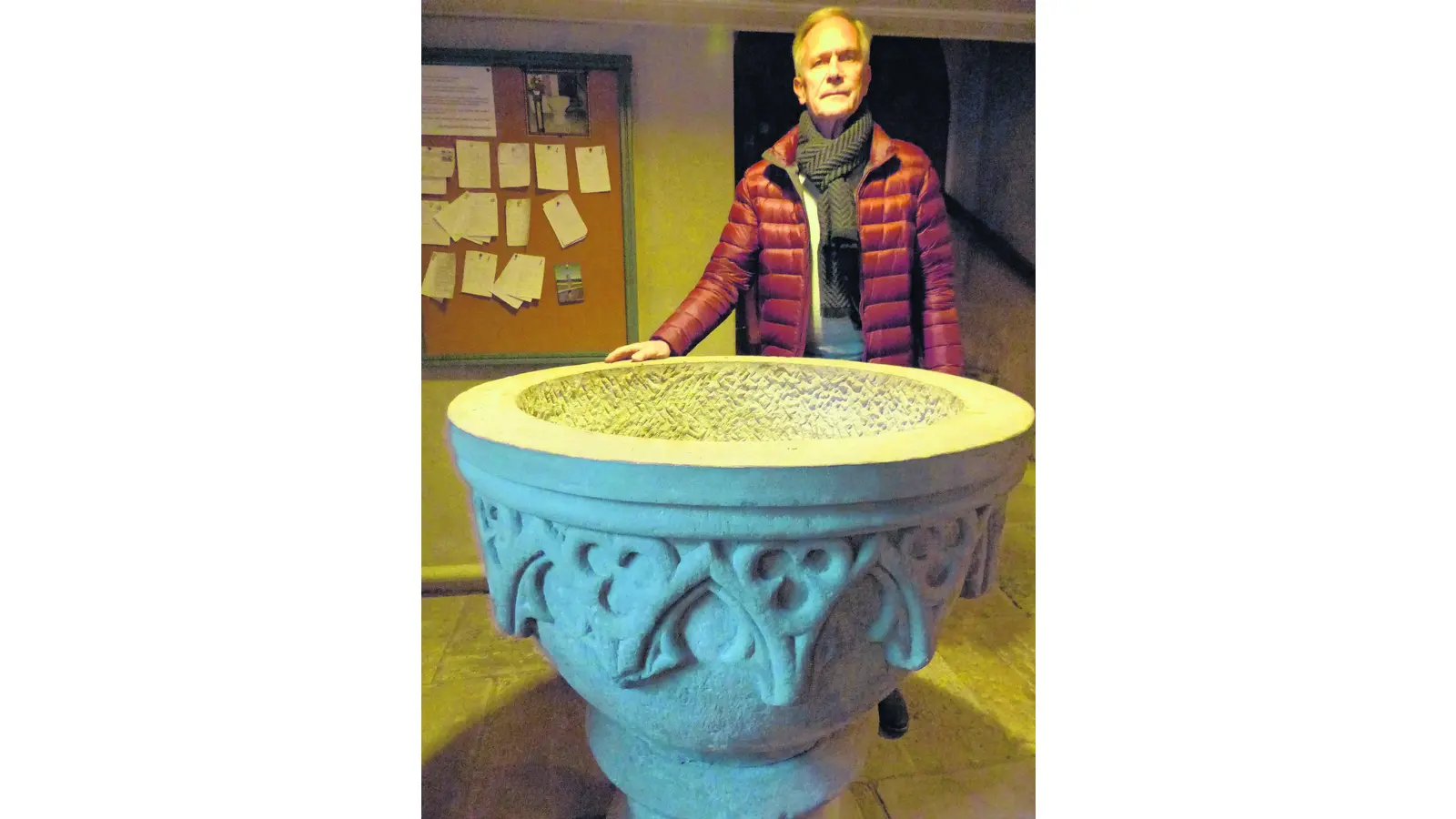 Hülseder Taufstein steht bald in Wittenberg (Foto: red)