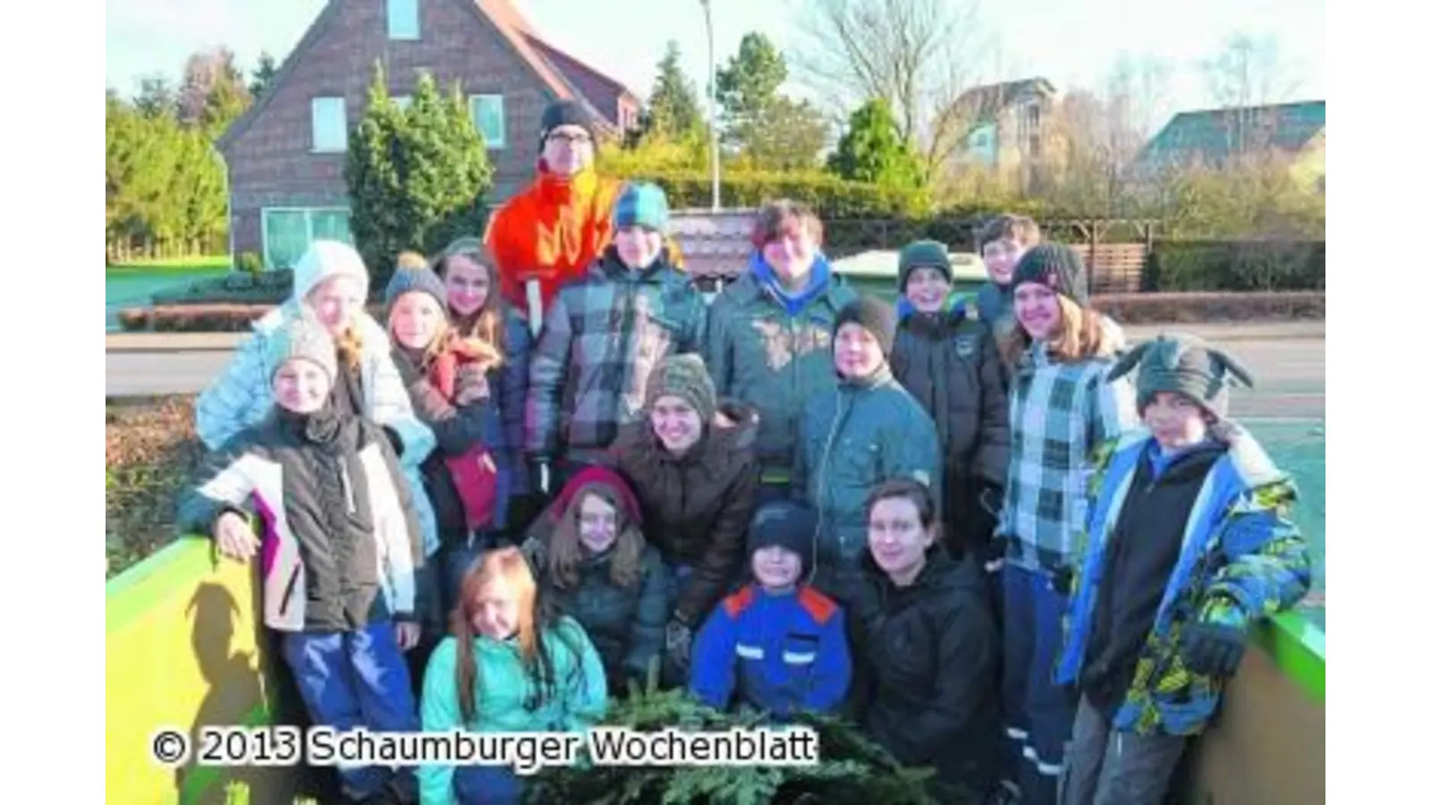 Weihnachtsbaumsammlung (Foto: em)