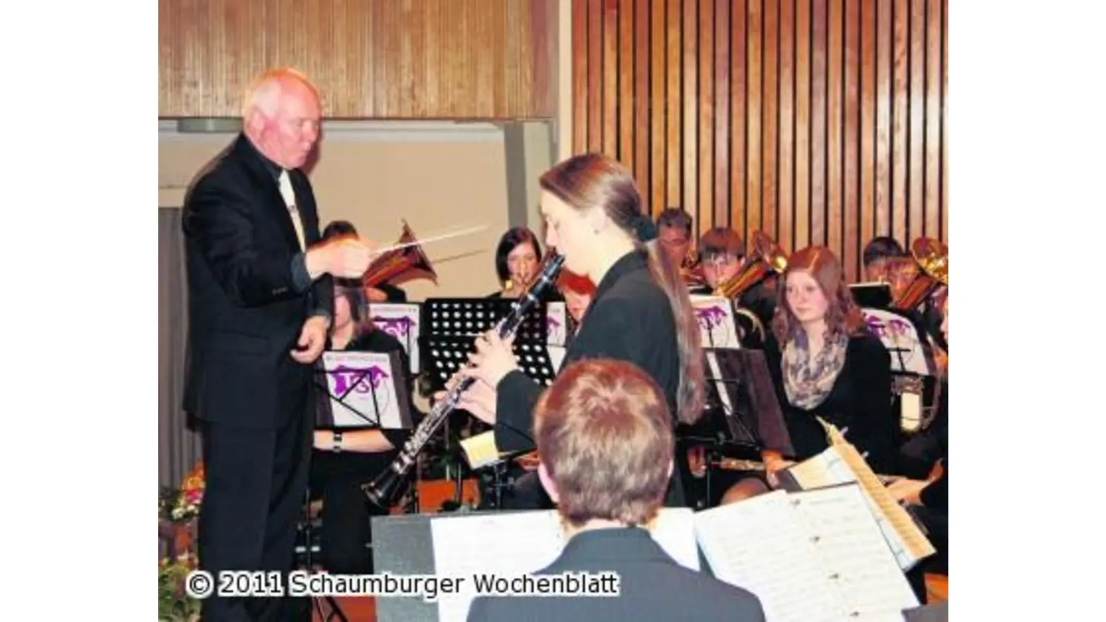 Toller Auftritt des Blasorchesters (Foto: pp)