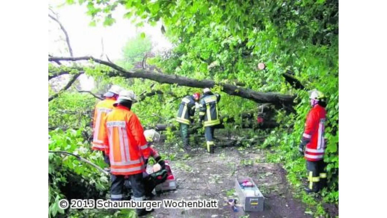 Wieder einmal laufen in der Westsiedlung Keller voll (Foto: red)