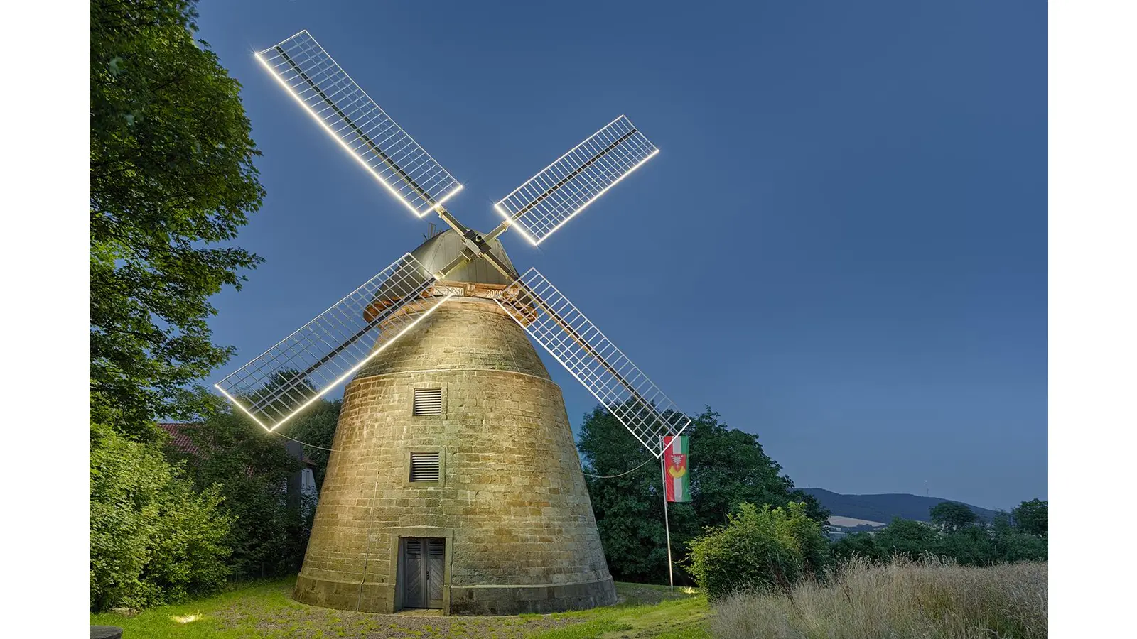 Windmühle Rodenberg. (Foto: ROLF FISCHER                       *)