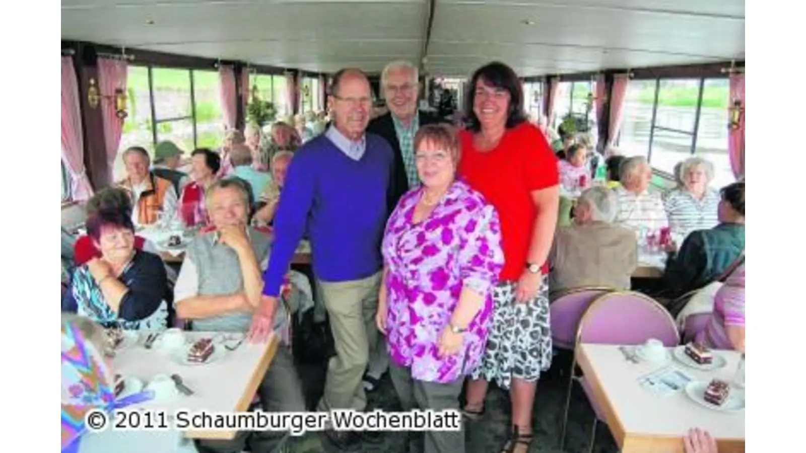 Letzte Schifffahrt für Ulli Goebel und Günther Maack (Foto: ste)