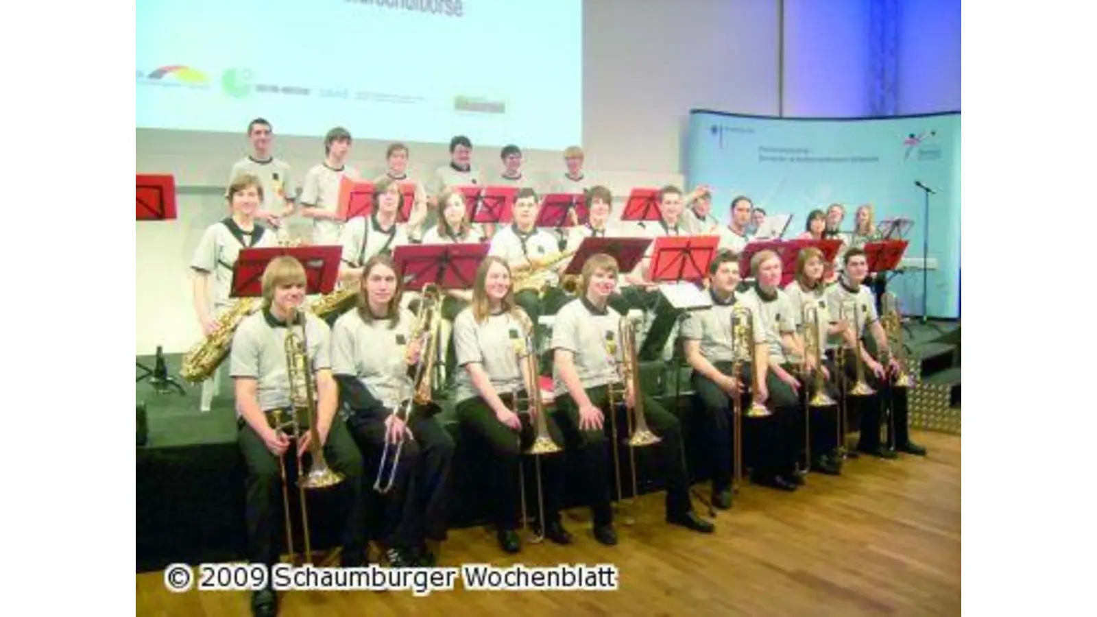 Big Band des Ratsgymnasiums unterhält Gäste der Didacta (Foto: mk)