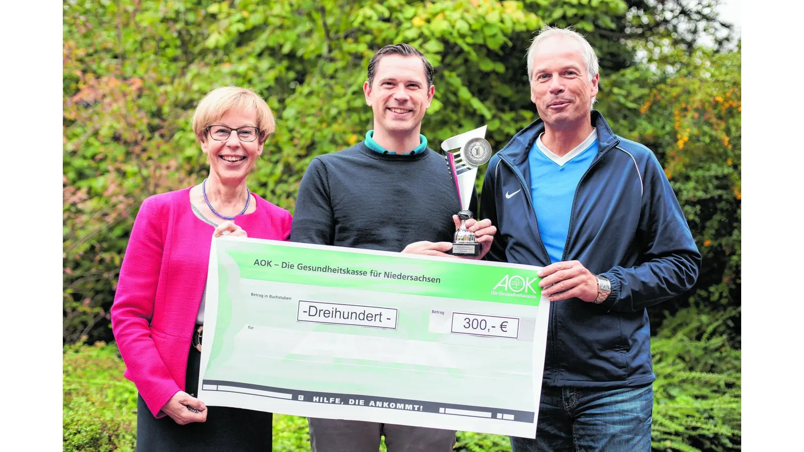 Bestnote für GBN-Schüler im Parcourslauf (Foto: jl)