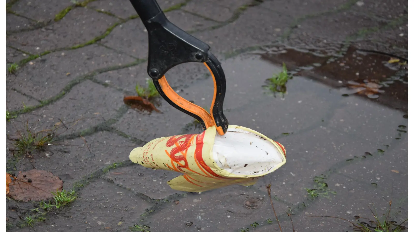 Müll von Einwegverpackungen gibt es an vielen Stellen der Stadt. Der Rat entschied jetzt, dass Rinteln trotzdem vorerst keine Verpackungssteuer bekommt.  (Foto: ste)