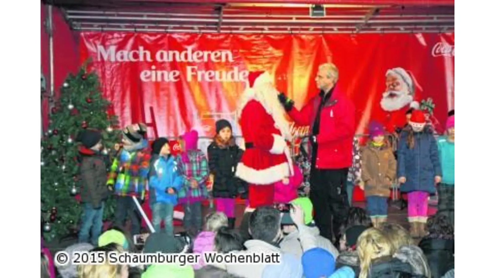 Der Weihnachts-Truck macht Station am Markt (Foto: bb)