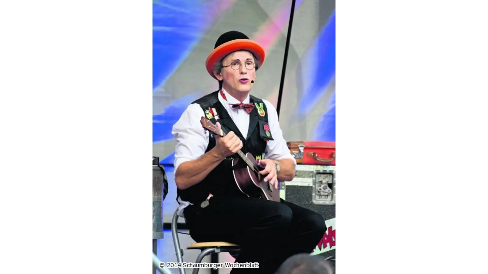 Bühne frei für Clown Rinaldo (Foto: wa)