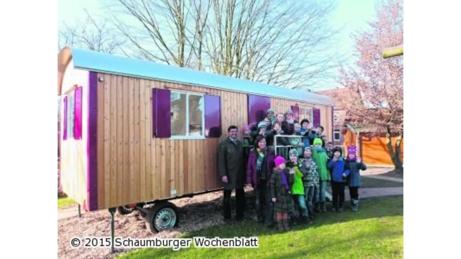 Ein Bauwagen für die Großen im Hort (Foto: pd)