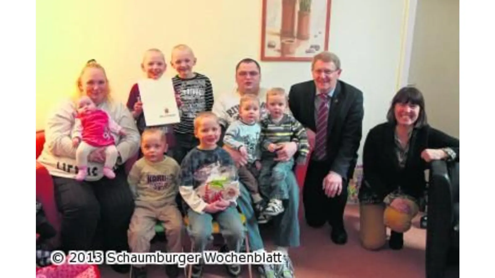 Sechs Brüder und ihre Schwester Pia-Sofie (Foto: bb)