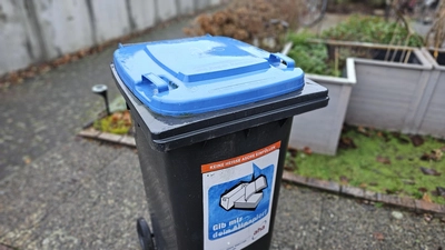 Wird zum Standard: Die Blaue Tonne für Altpapier. (Foto: tau)
