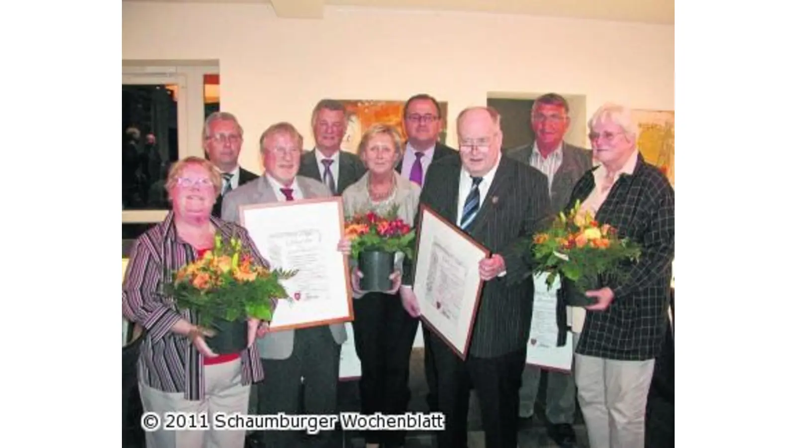 Auszeichnung Ehrenratsherr viermal vergeben (Foto: red)