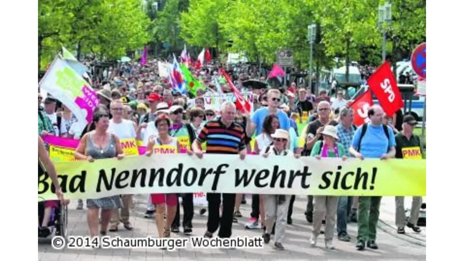 Beteiligung am rechten Aufmarsch bröckelt (Foto: bb)