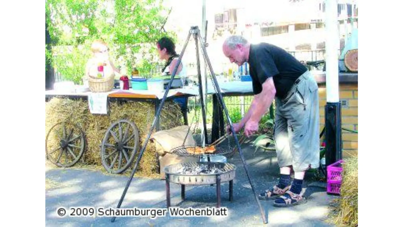 Mit der Winchester auf den Geier (Foto: km)
