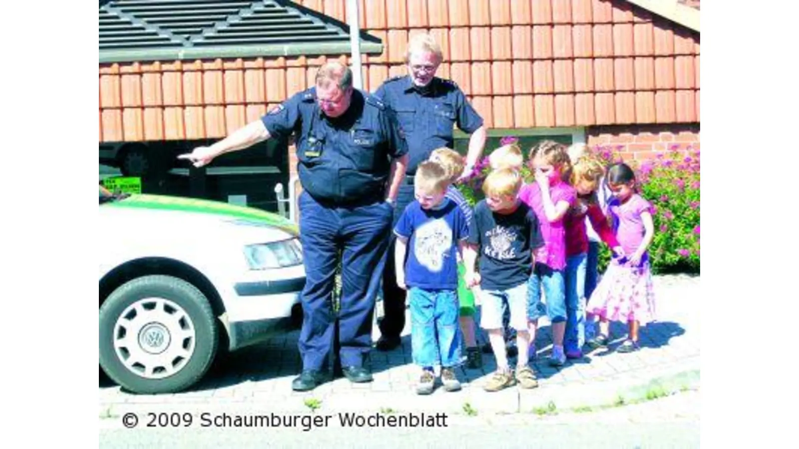 Polizei informiert Schulanfänger (Foto: red)