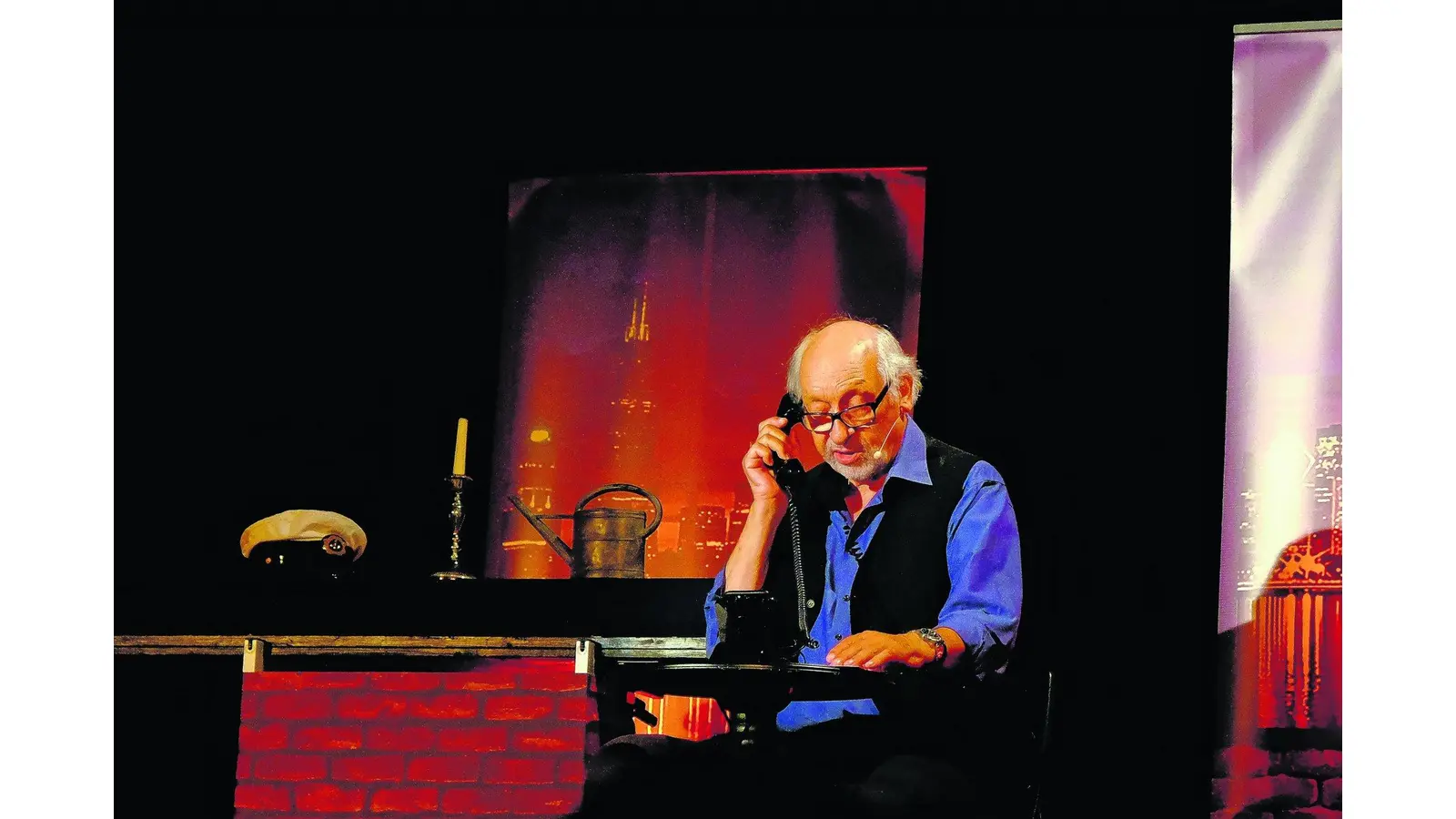 Auf Tuchfühlung mit Karl Dall (Foto: jl)