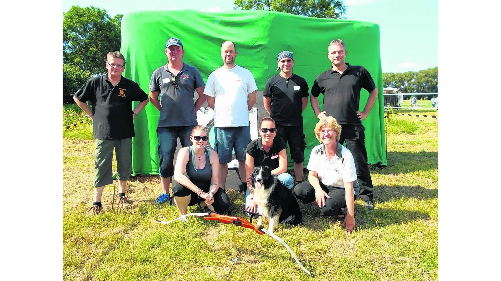 Der Bogensport faszieniert Groß und Klein beim Hoffest (Foto: gi)