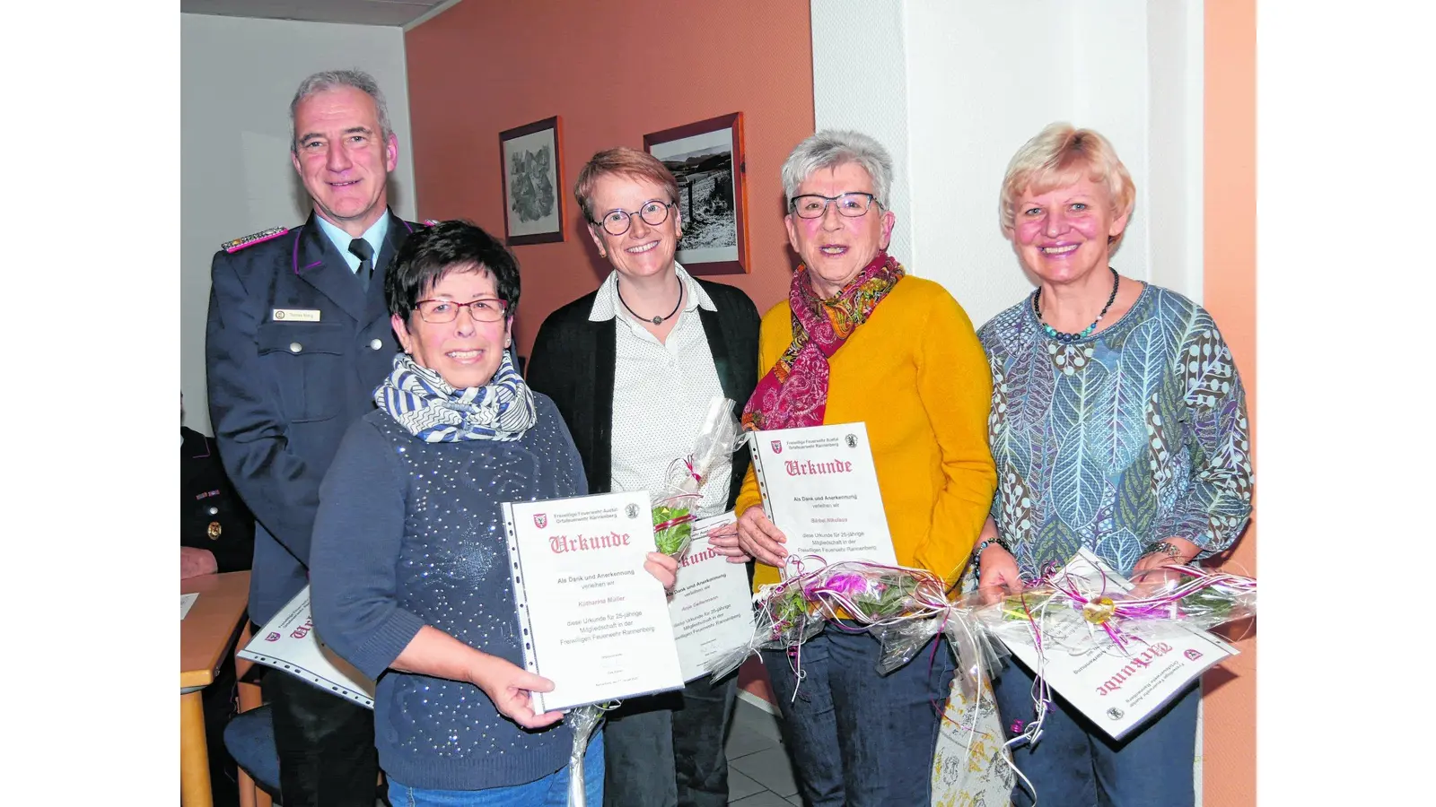 Ortsbrandmeister Dirk Wente macht weiter (Foto: red)