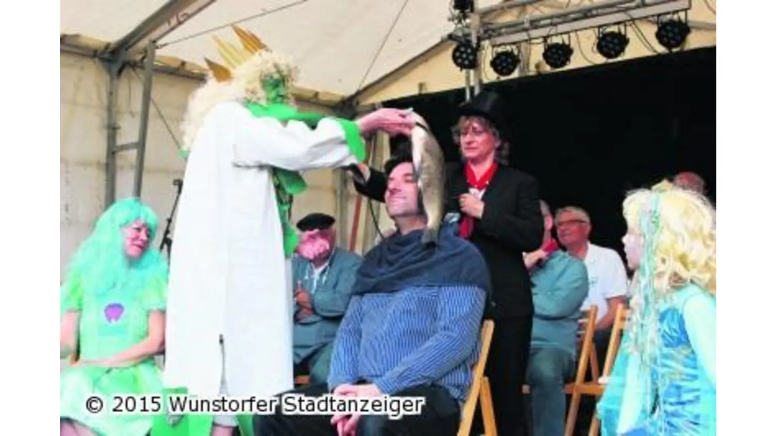 Michael Oswald zum Brassen gestreichelt (Foto: tau)