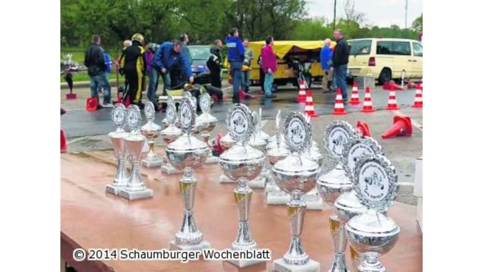 Zum ersten Mal mit Regenreifen (Foto: km)