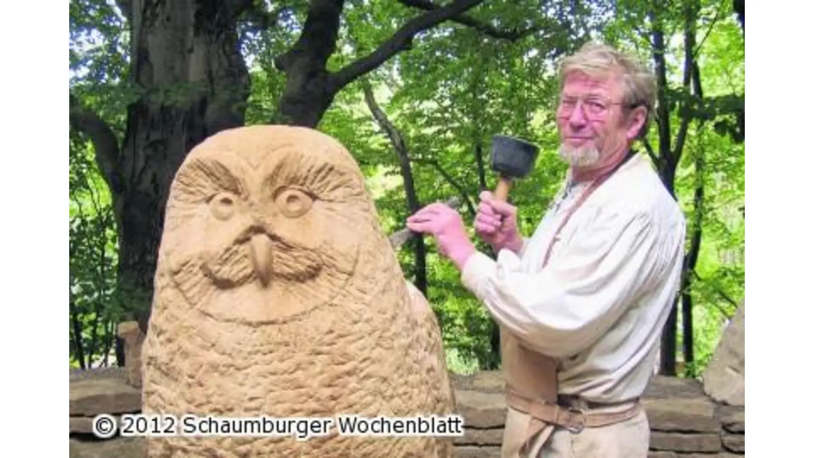 Arthur Friske gibt Bildhauer-Seminar (Foto: km)