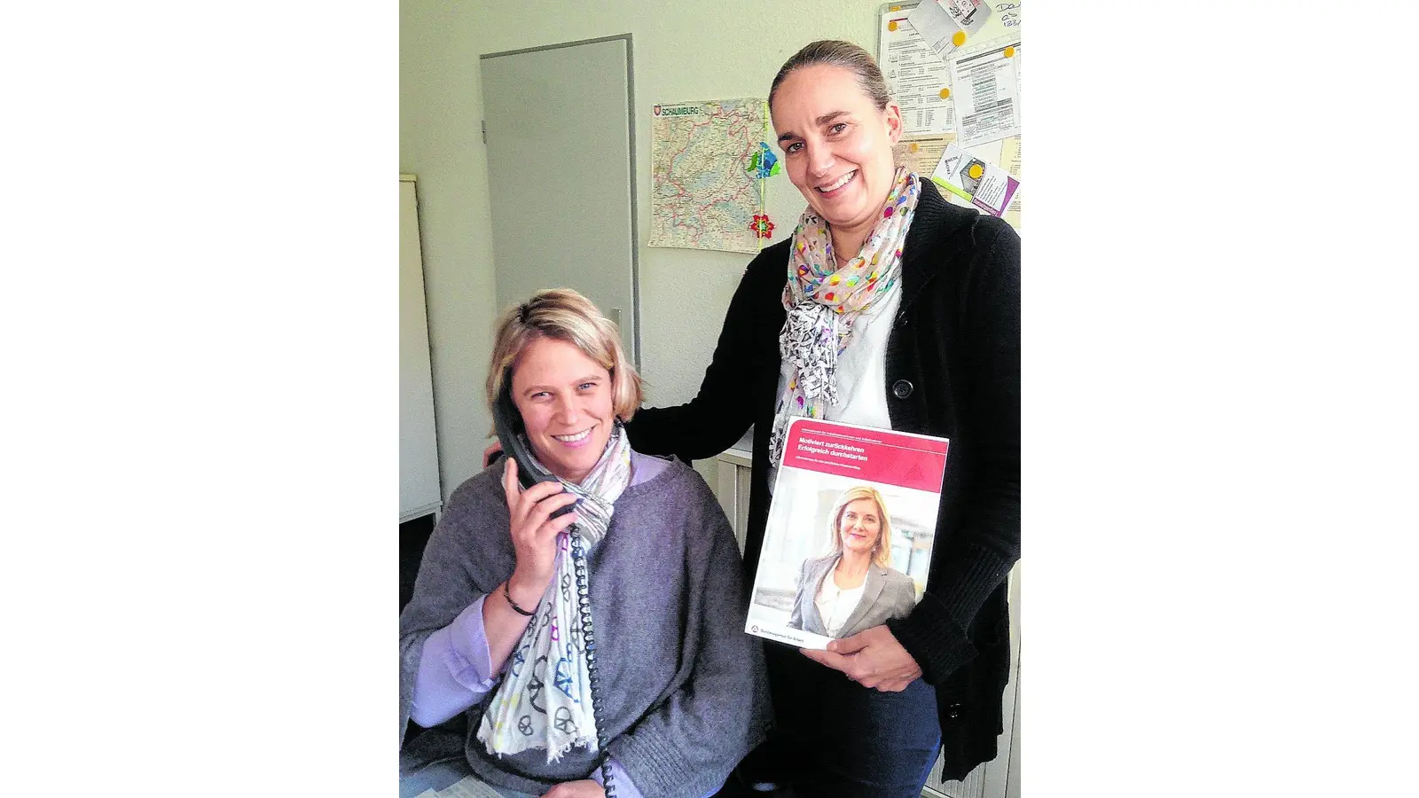 Ran ans Telefon und rein in den Beruf (Foto: jb)