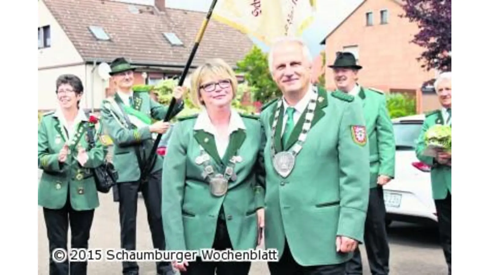 Karin und Jörg Groß besteigen den Thron (Foto: tr)