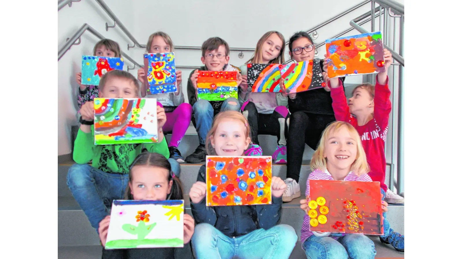 Kunst und Knöpfe in der Julianen-Kita (Foto: jk)