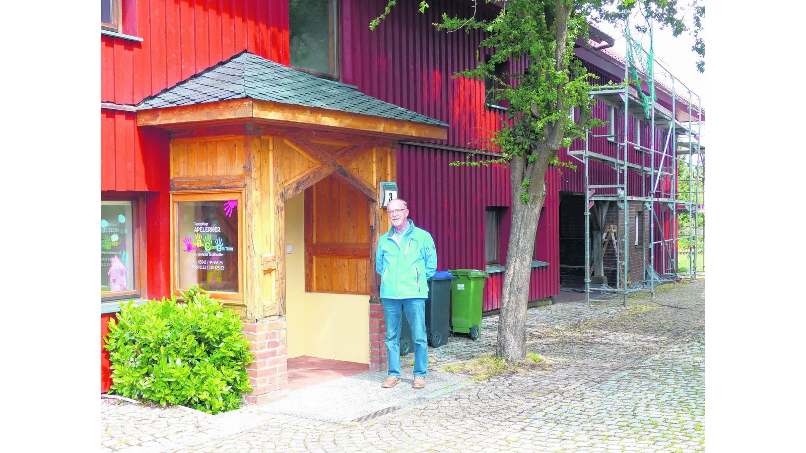 Kein Gerüst mehr am Kantorenhaus (Foto: red)
