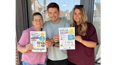 Das Organisationsteam mit Stefanie Tiffert, Nico Dehne und Michelle Krüger freut sich darauf, zahlreiche Familien, Kinder, Jugendliche und Erwachsene begrüßen zu dürfen. (Foto: privat)