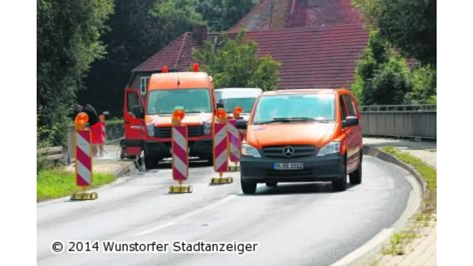 Ferienzeit heißt Baustellenzeit (Foto: tau)