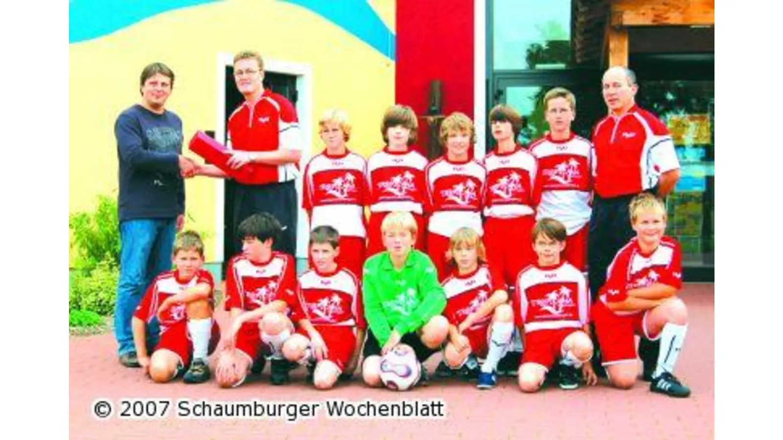 D 2 Jugend mit Tropicana Trikots (Foto: red)