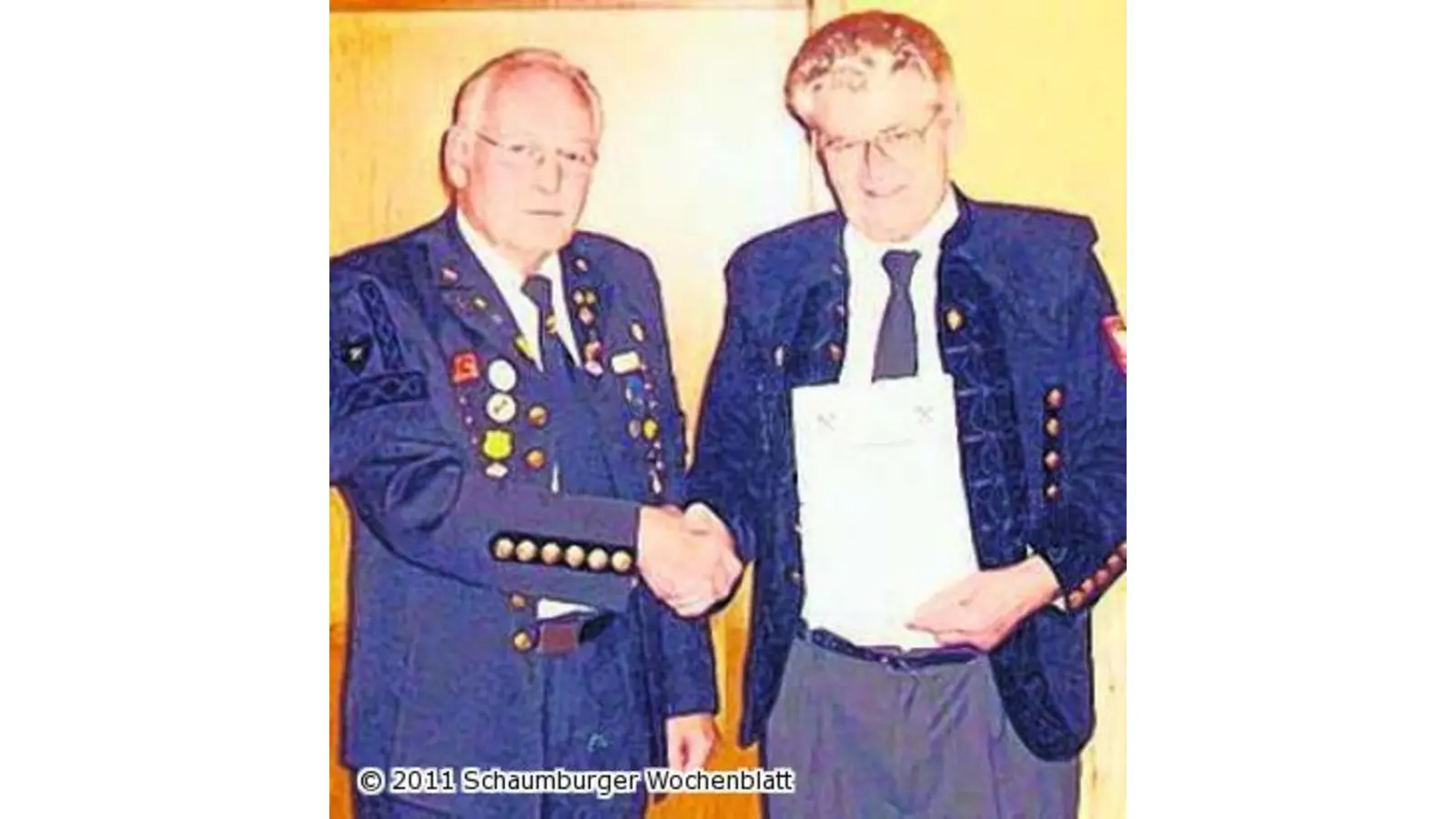 Willi Schipp bleibt weiter im Chefsessel Ernst Führing für 50-jährige Mitgliedschaft geehrt (Foto: red)